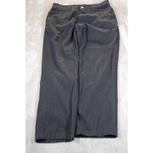 Versace Jeans Couture Pants Mens 33 Black Straight Leg Sport Italy Medusa Button